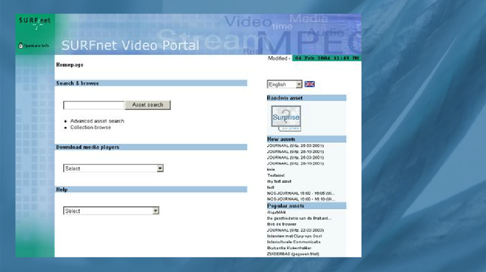 SURFnet Video Portal